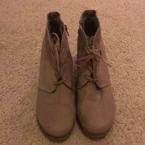 Merona Shoes - Merona wedge booties Merona Shoes - Merona wedge booties